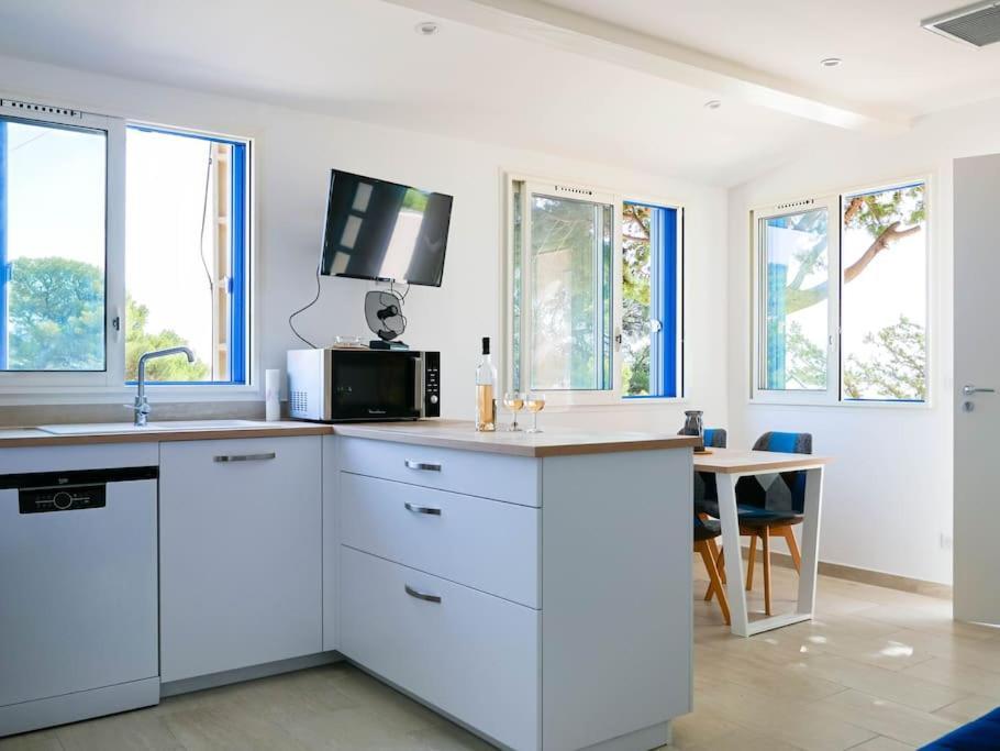 Maisonnette Avec Vue Sur La Mer Exceptionnelle Carqueiranne Zewnętrze zdjęcie